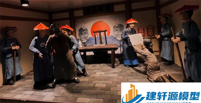 涿州陈规除恶绅微缩场景
